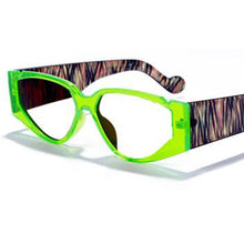 Load image into Gallery viewer, Vintage Cat Eye Optical Glasses Oversized Transparent Lens Spectacle Frame Prescription Eyeglasses Punk Leopard Frame Glasses