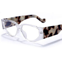Load image into Gallery viewer, Vintage Cat Eye Optical Glasses Oversized Transparent Lens Spectacle Frame Prescription Eyeglasses Punk Leopard Frame Glasses