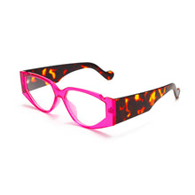 Load image into Gallery viewer, Vintage Cat Eye Optical Glasses Oversized Transparent Lens Spectacle Frame Prescription Eyeglasses Punk Leopard Frame Glasses