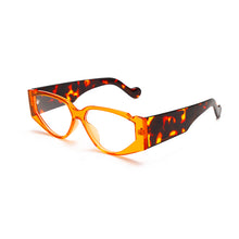 Load image into Gallery viewer, Vintage Cat Eye Optical Glasses Oversized Transparent Lens Spectacle Frame Prescription Eyeglasses Punk Leopard Frame Glasses