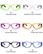 Load image into Gallery viewer, Vintage Cat Eye Optical Glasses Oversized Transparent Lens Spectacle Frame Prescription Eyeglasses Punk Leopard Frame Glasses