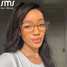 Load image into Gallery viewer, Vintage Cat Eye Optical Glasses Women Men Clear Glasses Eyeglasses Frame Prescription Transparent Lens Spectacle Frame Unisex