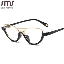 Load image into Gallery viewer, Vintage Cat Eye Optical Glasses Women Men Vintage Clear Glasses Eyeglasses Frame Transparent Lens Spectacle Frame Unisex