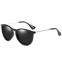 Load image into Gallery viewer, Vintage Cat Eye Polarized Sunglasses Women 2023 Tortoise Brown Retro Round Mirrored Lens gafas de sol mujer 4171