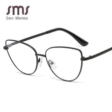 Load image into Gallery viewer, Vintage Cat Eye Retro Simple Glasses Frames Men Women Optical Computer Eyeglasses Clear Lenses Transparent Glasses