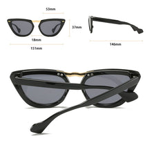 Load image into Gallery viewer, Vintage Cat Eye Sunglasses Women Brand Design Oculos De Sol Feminino Ladies Glasses Retro Square Sun Glasses Gafas De Sol Mujer