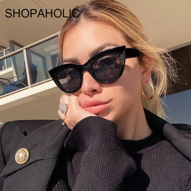 Vintage Cat Eye Sunglasses Women Brand Designer Retro Sun Glasses Female Mirror Outdoor Shades Gradient Oculos De Sol