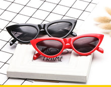 Load image into Gallery viewer, Vintage Cat Eye Sunglasses Women Brand Glasses Red Blue Female Eyewear Oculos De Sol Feminino Lunette Soleil