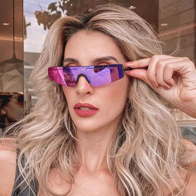 Vintage Cat Eye Sunglasses Women Brand Designer Retro Flat Top Small Half Frame Mirror Square Sun Glasses UV400 Shades