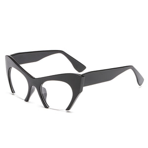 Vintage Cat Eye Sunglasses Women Half Frames Female Eye Glasses Gafas Retro Eyeglasses Prescription Optical Frames Eyewear