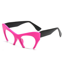 Load image into Gallery viewer, Vintage Cat Eye Sunglasses Women Half Frames Female Eye Glasses Gafas Retro Eyeglasses Prescription Optical Frames Eyewear