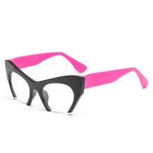 Load image into Gallery viewer, Vintage Cat Eye Sunglasses Women Half Frames Female Eye Glasses Gafas Retro Eyeglasses Prescription Optical Frames Eyewear