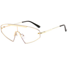 Load image into Gallery viewer, Vintage Cat Eye Sunglasses Women Men Men Retro Punk Sunglasses One Piece Eyeglasses  Brand Designer Sun Glasses Steampunk