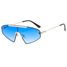 Load image into Gallery viewer, Vintage Cat Eye Sunglasses Women Men Men Retro Punk Sunglasses One Piece Eyeglasses  Brand Designer Sun Glasses Steampunk
