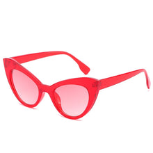 Load image into Gallery viewer, Vintage Cat Eye Sunglasses Women 2023 Retro Shadow Shades UV400 Sun Glasses Female Eyewear Red Black Oculos
