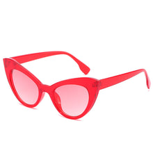 Load image into Gallery viewer, Vintage Cat Eye Sunglasses Women Retro Shadow Shades UV400 Sun Glasses Female Eyewear Red Black Oculos