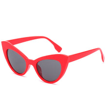 Load image into Gallery viewer, Vintage Cat Eye Sunglasses Women Retro Shadow Shades UV400 Sun Glasses Female Eyewear Red Black Oculos