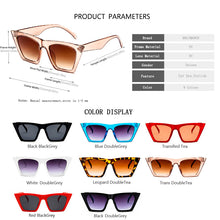 Load image into Gallery viewer, Vintage Cat Eye Women Sunglasses Retro Brand Shades Sexy Cateye Sun Glasses Female Male Square Glasses Ladies Oculos UV400