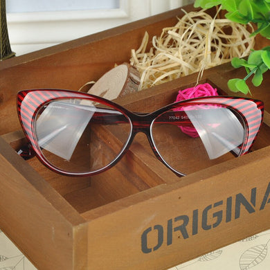 Vintage Cat Eyes Sunglasses Women  Designer Cat Eye Glasses  Women Decoration Men Classic Eyewear Glasses Frame