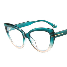 Load image into Gallery viewer, Vintage Cateye Sunglasses Women Retro Big Cat Eye Sun Glasses Brand Designer Transparent Lens Eyeglasses Female Oculos De Sol