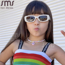 Load image into Gallery viewer, Vintage Children Rectangle Sunglasses Small Square Retro Girls Sun Glasses UV400 Goggles Kids Eye Frame Eyewear For Boys Girls