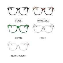 Load image into Gallery viewer, Vintage Classic Computer Anti Blue Light Blocking Square Glasses Frame Women Men Rivet Unisex Male Optical Myopia Eyewear Gafas