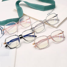 Load image into Gallery viewer, Vintage Diamond Glasses Frame Women   Computer Glasses Retro Eyeglasses Frames Female Optical Glasses Gafas de sol