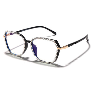 Vintage Diamond Glasses Frame Women   Computer Glasses Retro Eyeglasses Frames Female Optical Glasses Gafas de sol