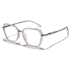 Vintage Diamond Glasses Frame Women   Computer Glasses Retro Eyeglasses Frames Female Optical Glasses Gafas de sol