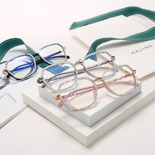 Load image into Gallery viewer, Vintage Diamond Glasses Frame Women   Computer Glasses Retro Eyeglasses Frames Female Optical Glasses Gafas de sol
