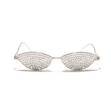 Load image into Gallery viewer, Vintage Diamond Sunglasses Women  Brand Designer Sun Glasses Cat Eye Shades Rhinestone Lens Ladies Crystal Eyeglasses