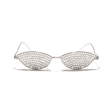 Load image into Gallery viewer, Vintage Diamond Sunglasses Women  Brand Designer Sun Glasses Cat Eye Shades Rhinestone Lens Ladies Crystal Eyeglasses