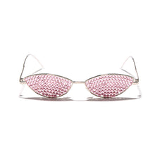 Load image into Gallery viewer, Vintage Diamond Sunglasses Women  Brand Designer Sun Glasses Cat Eye Shades Rhinestone Lens Ladies Crystal Eyeglasses