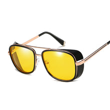 Load image into Gallery viewer, Vintage Double Beam Round Sunglasses Women  Brand Black Red Frame Eyewear Clear Lens Sun Glasses Female Shades Oculos