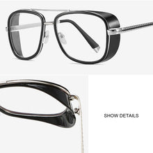 Load image into Gallery viewer, Vintage Double Beam Round Sunglasses Women  Brand Black Red Frame Eyewear Clear Lens Sun Glasses Female Shades Oculos