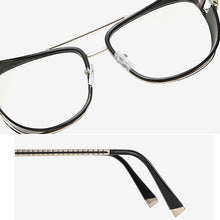 Load image into Gallery viewer, Vintage Double Beam Round Sunglasses Women  Brand Black Red Frame Eyewear Clear Lens Sun Glasses Female Shades Oculos
