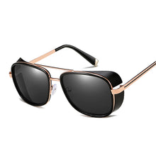 Load image into Gallery viewer, Vintage Double Beam Round Sunglasses Women  Brand Black Red Frame Eyewear Clear Lens Sun Glasses Female Shades Oculos