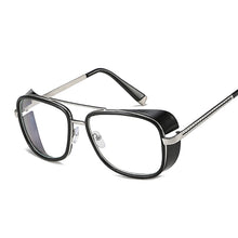 Load image into Gallery viewer, Vintage Double Beam Round Sunglasses Women  Brand Black Red Frame Eyewear Clear Lens Sun Glasses Female Shades Oculos