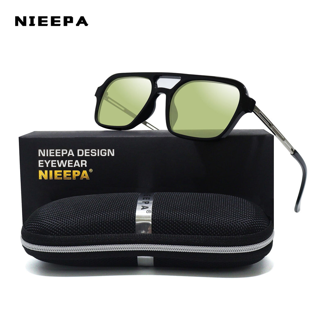 Vintage Double Beam Sunglasses Men Personality Hollow Trendy Sun Glasses Women Blue Pink Eyeglasses Shades UV400