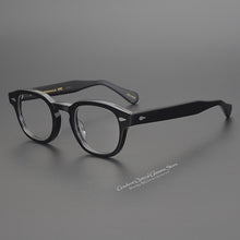 Carica l'immagine nel visualizzatore di Gallery, Vintage Eyewear Pirate Captain Johnny Depp Lemtosh Orginal Model Acetate Oval Eyeglasses Retro Men Myopia Optical Glasses Frame