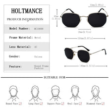 Load image into Gallery viewer, Vintage Irregular Hexagon Men Women Sunglasses Classic Brand Designer Retro Metal Frame Eyewear TOP UV400 de sol hombre
