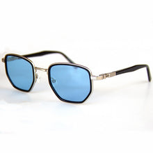 Carica l'immagine nel visualizzatore di Gallery, Vintage Irregular Polygon Titanium Sunglasses Hugo Import Acetate  UV400 Polarized Women Man Eyeglasses