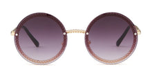 Load image into Gallery viewer, Vintage Round Sunglasses Women 2023  Brand Design Retro Rimless Frame Sun Glasses Lady Female Shades NO Chain S018