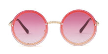 Load image into Gallery viewer, Vintage Round Sunglasses Women 2023  Brand Design Retro Rimless Frame Sun Glasses Lady Female Shades NO Chain S018