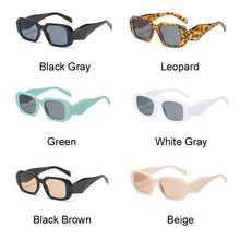 Load image into Gallery viewer, Vintage Square Sunglasses Women Mirror Green Small Frame Sun Glasses Traveling Style Irregular Retro Oculos De Sol