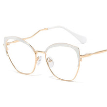 Load image into Gallery viewer, Vintage Women Eyeglasses Retro Optical Cat Eye Glasses Frame Brand Design Plain Eye Glasses Oculos De Grau Femininos