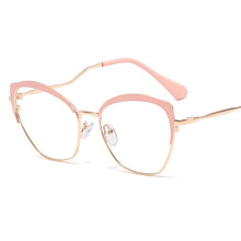 Load image into Gallery viewer, Vintage Women Eyeglasses Retro Optical Cat Eye Glasses Frame Brand Design Plain Eye Glasses Oculos De Grau Femininos