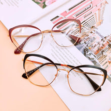 Load image into Gallery viewer, Vintage Women Eyeglasses Retro Optical Cat Eye Glasses Frame Brand Design Plain Eye Glasses Oculos De Grau Femininos