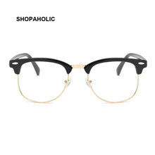 Load image into Gallery viewer, Vintage Glasses Frame Men Women Reading Goggle Blue Light Proof Glasses Male Female Computer Transparent Optical Eyewear