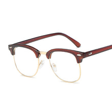 Load image into Gallery viewer, Vintage Glasses Frame Men Women Reading Goggle Blue Light Proof Glasses Male Female Computer Transparent Optical Eyewear